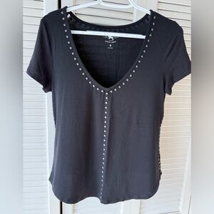 Idyllwind Studded Scoop Neck Top